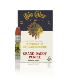 Big Chief THC Vape Cartridge 1G – GrandDaddyPurple