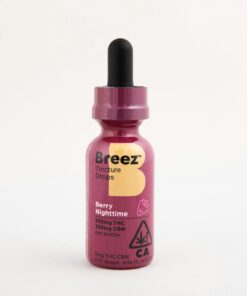 BREEZ Berry Nighttime 1:1 Tincture Drops (99mg THC/99mg CBN)