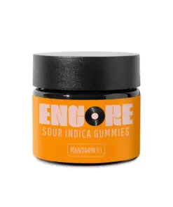 Encore Edibles 1:1 Mandarin Sour Indica Gummies – 10 Pack