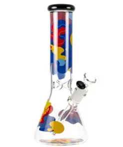 FAMOUS DESIGN PAPAYA 12 IN BEAKER WATER PIPE