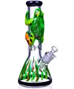 Frog Da Smoker ROG – 12.5″ Glow In The Dark Beaker In Bong
