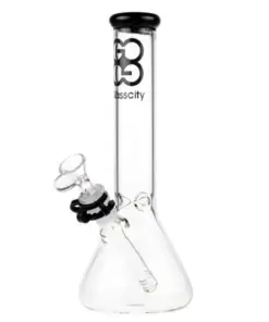Glasscity Beaker Ice Bong | 10 inch | Greyish