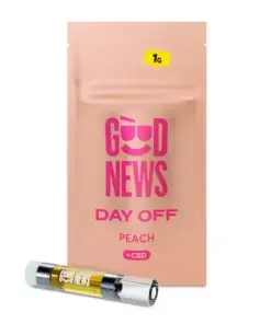 Good News Day Off Peach | Hybrid Cartridge with CBD [1g]