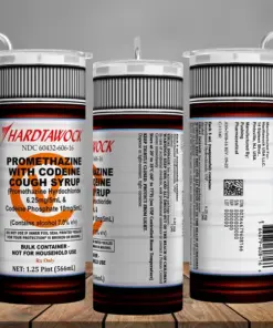 Promethazine Codeine Tumbler Wrap: Funny Cough Syrup